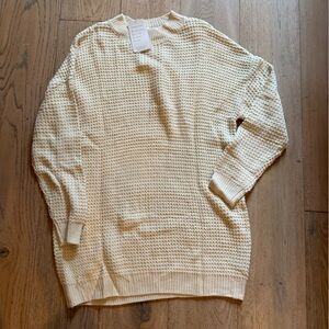 Elegant Cream Knit Sweater